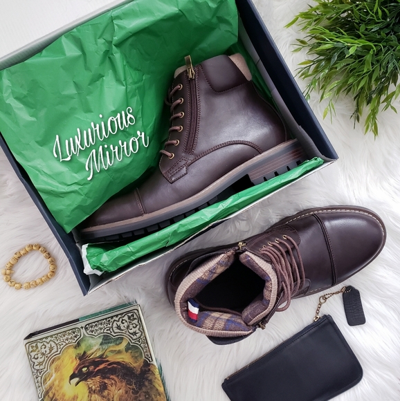 tommy hilfiger hyder lace up boot